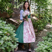 Laden Sie das Bild in den Galerie-Viewer, Midi Dirndl Josefine in Dunkelgrün