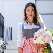 Laden Sie das Bild in den Galerie-Viewer, Midi Dirndl Josefine in Schiefergrau