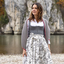 Laden Sie das Bild in den Galerie-Viewer, Baumwoll-Dirndlschürze Helene Noir