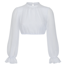 Laden Sie das Bild in den Galerie-Viewer, Langarm Dirndlbluse