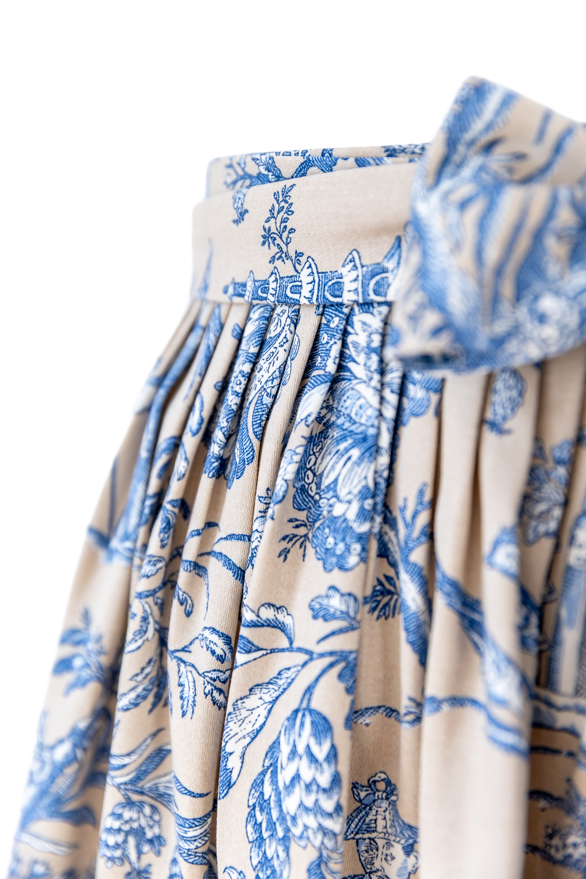 Baumwoll-Dirndlschürze "Louise Bleu"