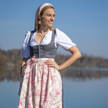 Laden Sie das Bild in den Galerie-Viewer, Baumwoll-Dirndlschürze Helene Rosa