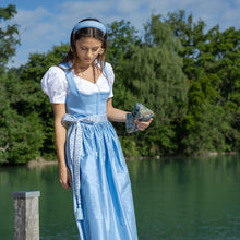 Laden Sie das Bild in den Galerie-Viewer, DIRNDL BELT HELLBLAU
