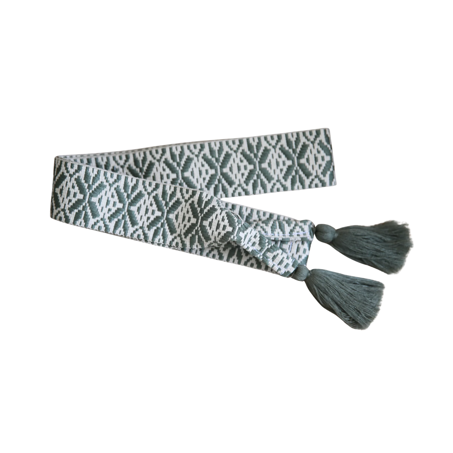 Lace Belt Salbei Beige Dirndl Belt