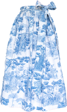 Laden Sie das Bild in den Galerie-Viewer, Baumwoll-Dirndlschürze Elena Royalblau