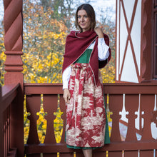 Laden Sie das Bild in den Galerie-Viewer, Baumwoll-Dirndlschürze Helene in Burgund