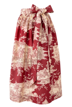 Laden Sie das Bild in den Galerie-Viewer, Baumwoll-Dirndlschürze Helene in Burgund