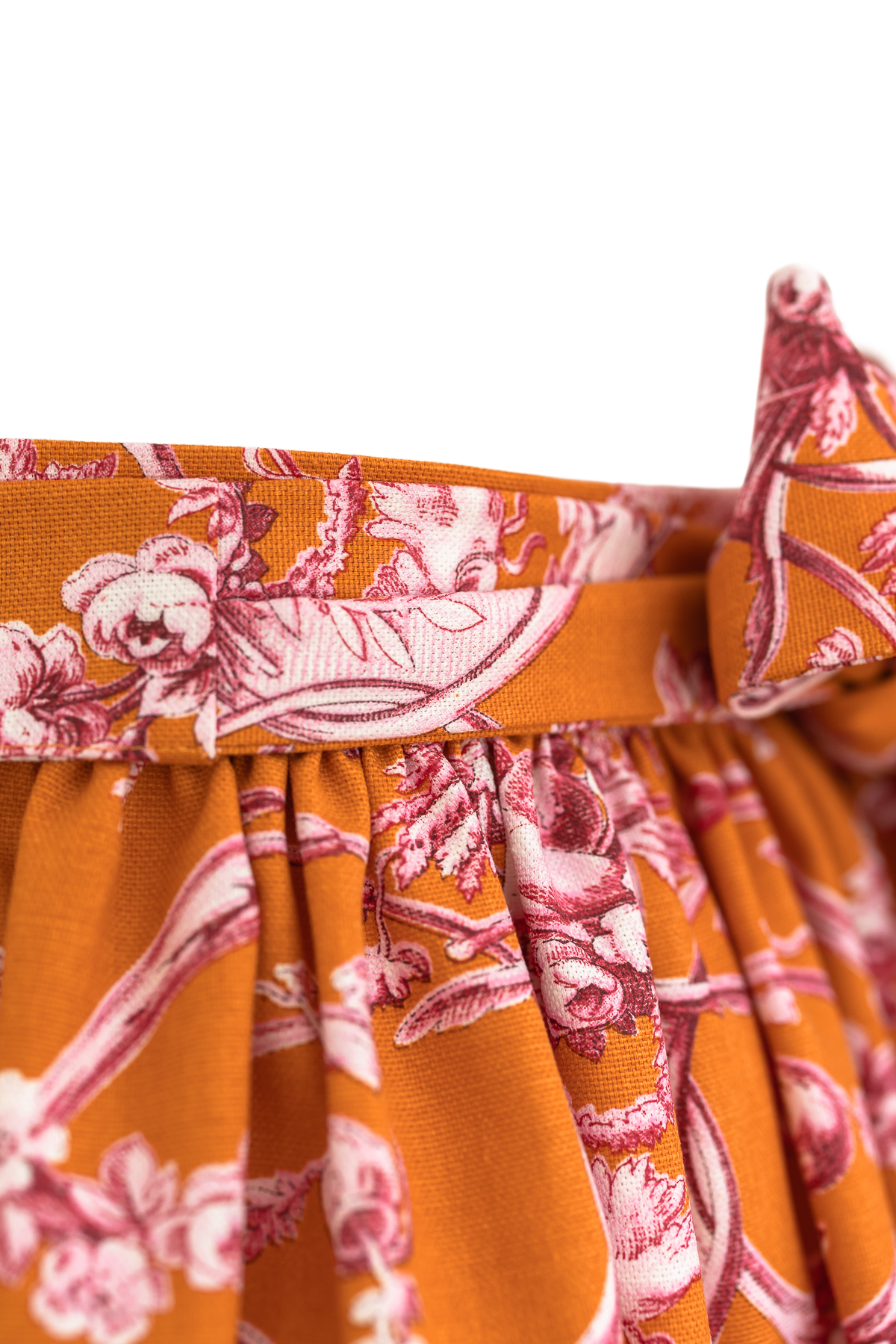 Baumwoll-Dirndlschürze Helene Orange - Spezial