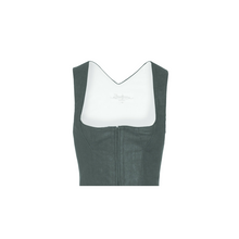 Laden Sie das Bild in den Galerie-Viewer, Schlichtes Dirndl mit längerem Rock Dunkelgrau