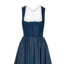 Laden Sie das Bild in den Galerie-Viewer, Klassisches Dirndl Dunkelblau