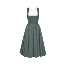 Laden Sie das Bild in den Galerie-Viewer, schlichtes und klassisches Dirndl in Dunkelgrau