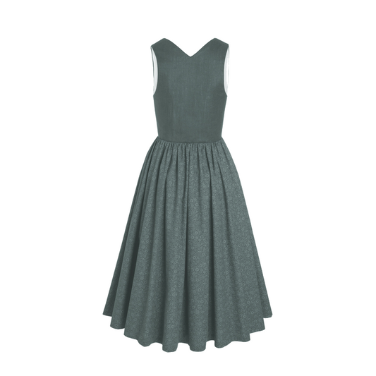 klassisches Dirndl Dunkelgrau