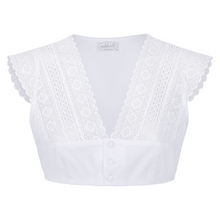 Laden Sie das Bild in den Galerie-Viewer, Dirndlbluse Cosima mit Spitze