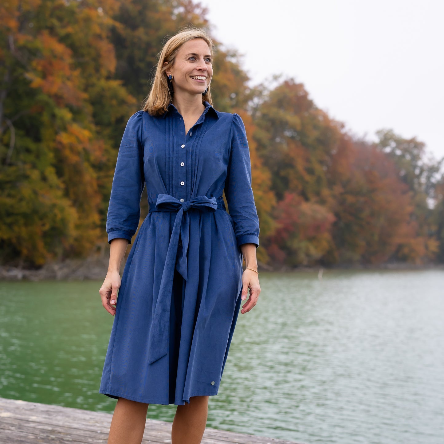 Mathilda - Feincord-Kleid von Waldorff