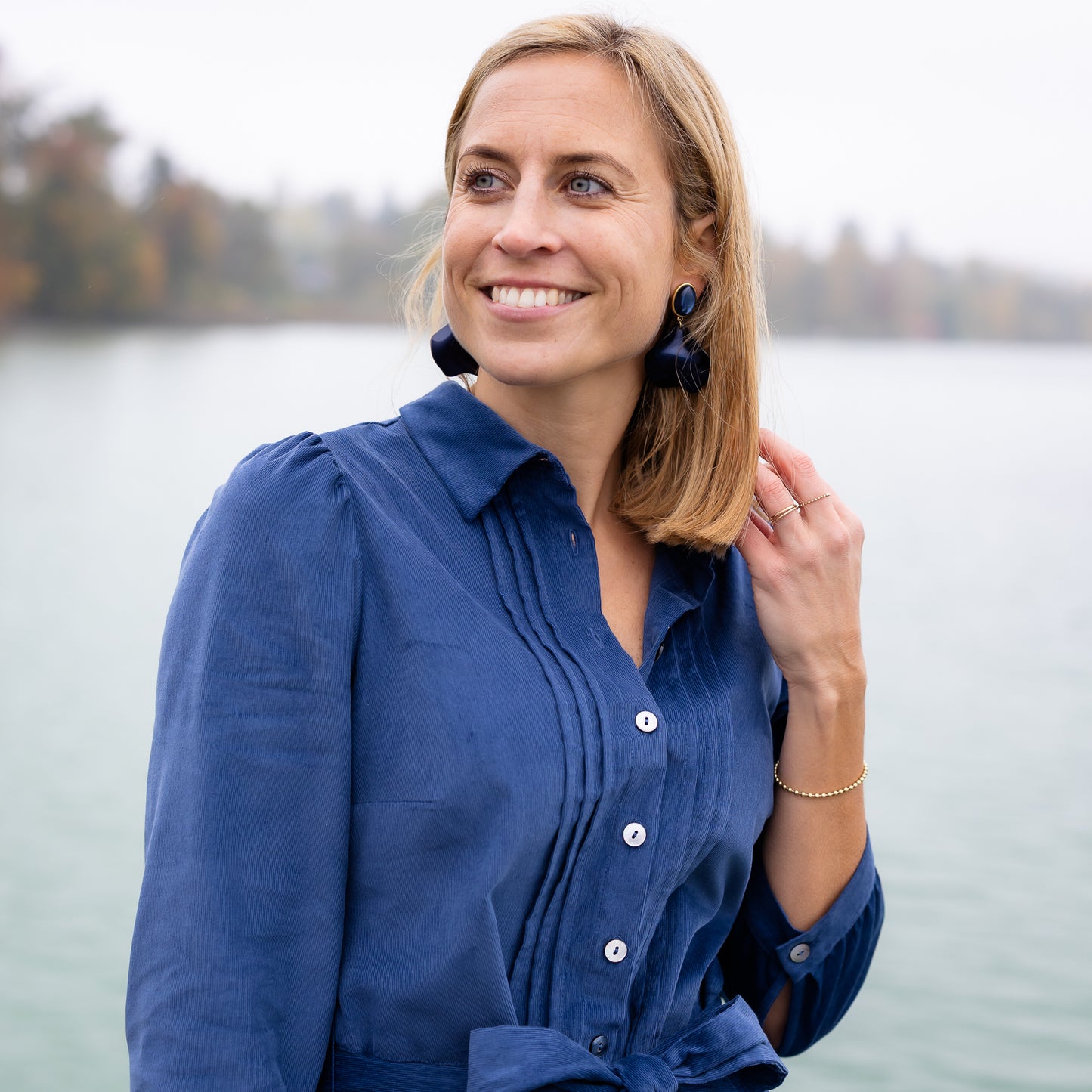 Mathilda - Feincord-Kleid von Waldorff