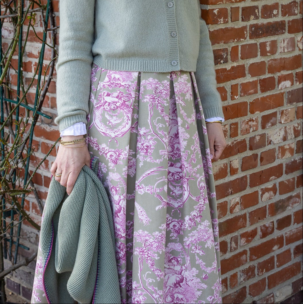 RockA Linie TOile De Jouy Fuchsia