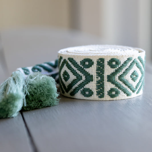 Lace Belt  "Weiß/Grün"