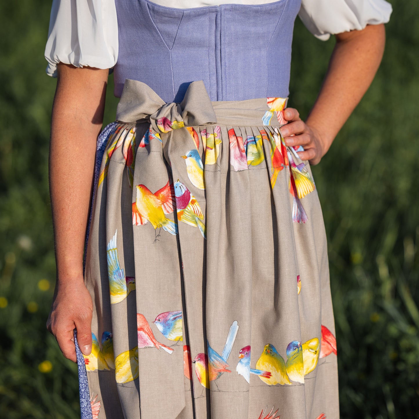 Baumwoll-Dirndlschürze Cecilia