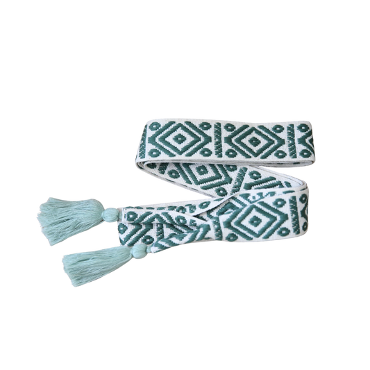 Lace Belt  "Weiß/Grün"