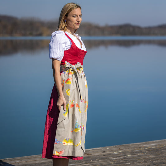 Baumwoll-Dirndlschürze Cecilia