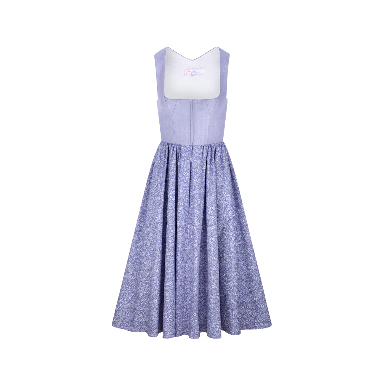 Dirndl Klassisch schlicht Flieder