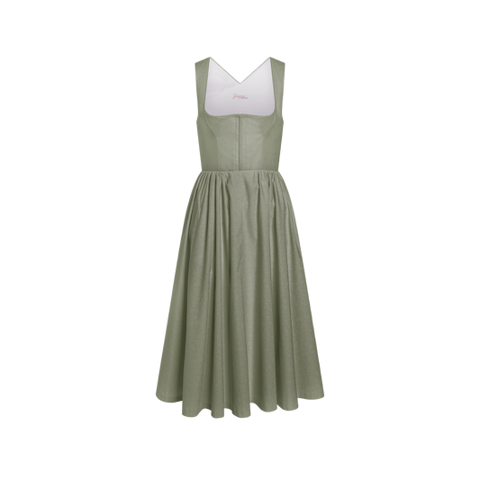 Dirndl Leinen Baumwolle Schilf