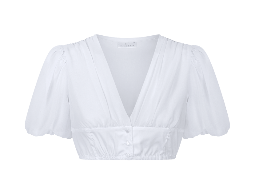 Dirndlbluse V Ausschnitt Malina