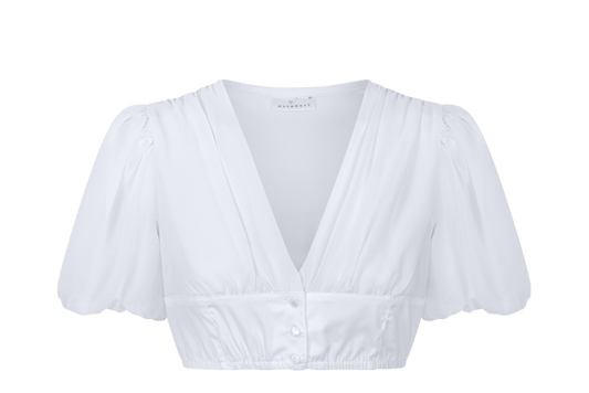Dirndlbluse V Ausschnitt Malina