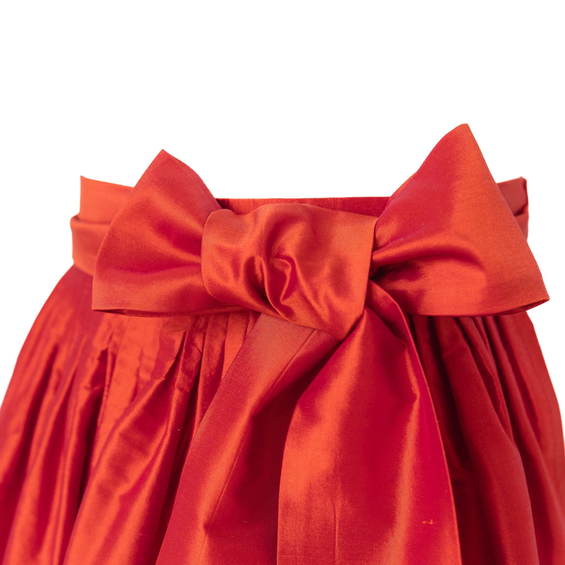 Dirndlschürze Seide Orange