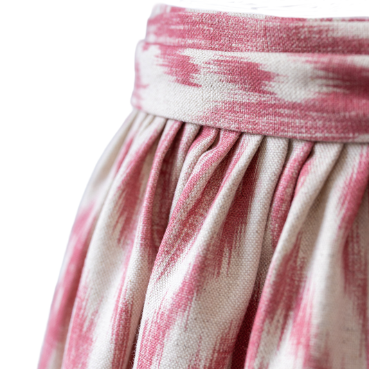 Dirndlschürze Ikat Altrosa