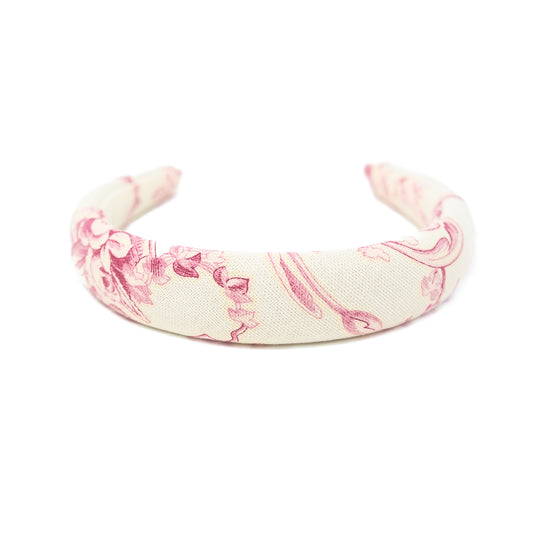 Haarreif - Headband Helene Rosa -Schmal