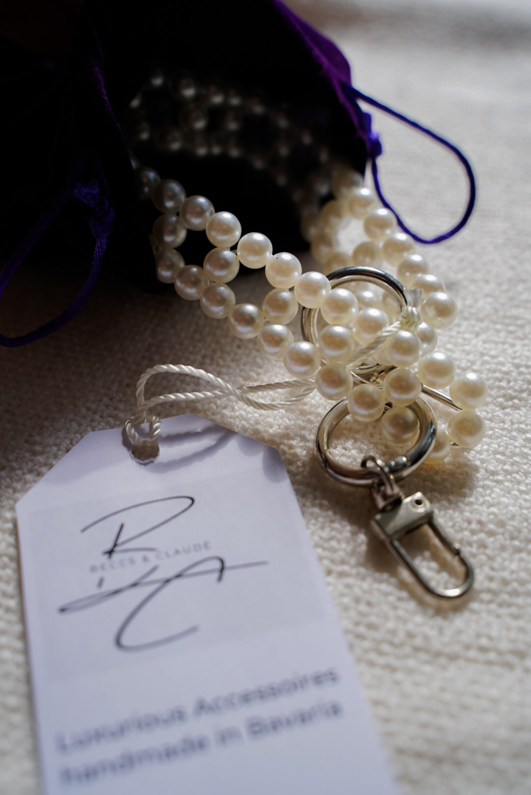 Handykette aus Perlen von beccsandclaude
