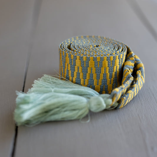 Lace Belt  "Salbei/Mustard"