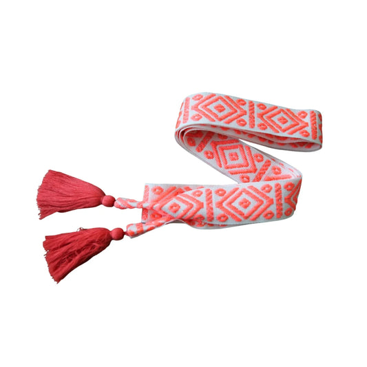 Lace Belt Koralle Dirndl Belt