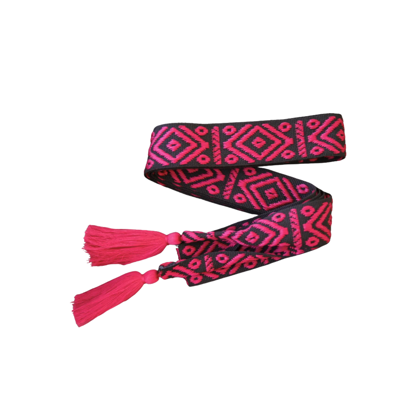 LaceBelt Dirndl Belt Pink Braun