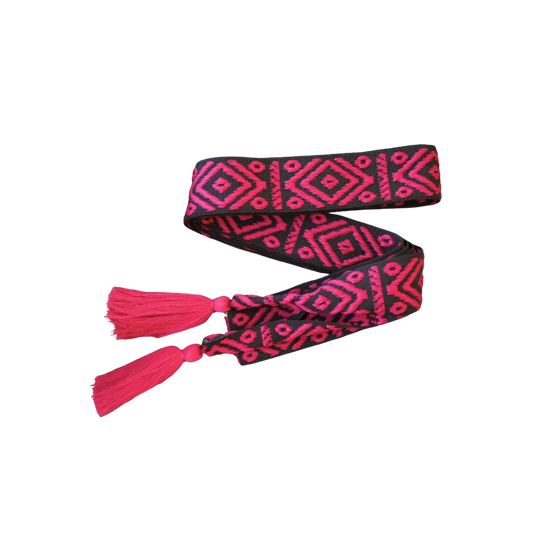 LaceBelt Dirndl Belt Pink Braun