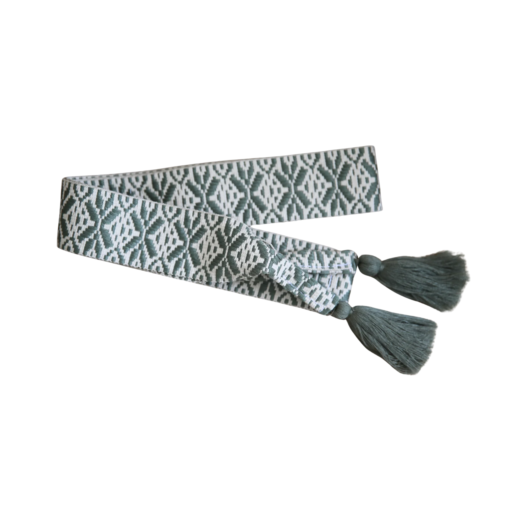 Lace Belt Salbei Beige Dirndl Belt