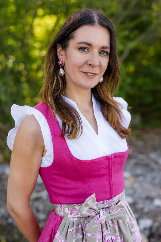 Midi Dirndl Josefine in Pink