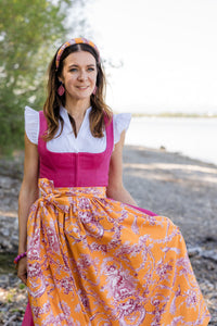 Midi Dirndl Josefine in Pink