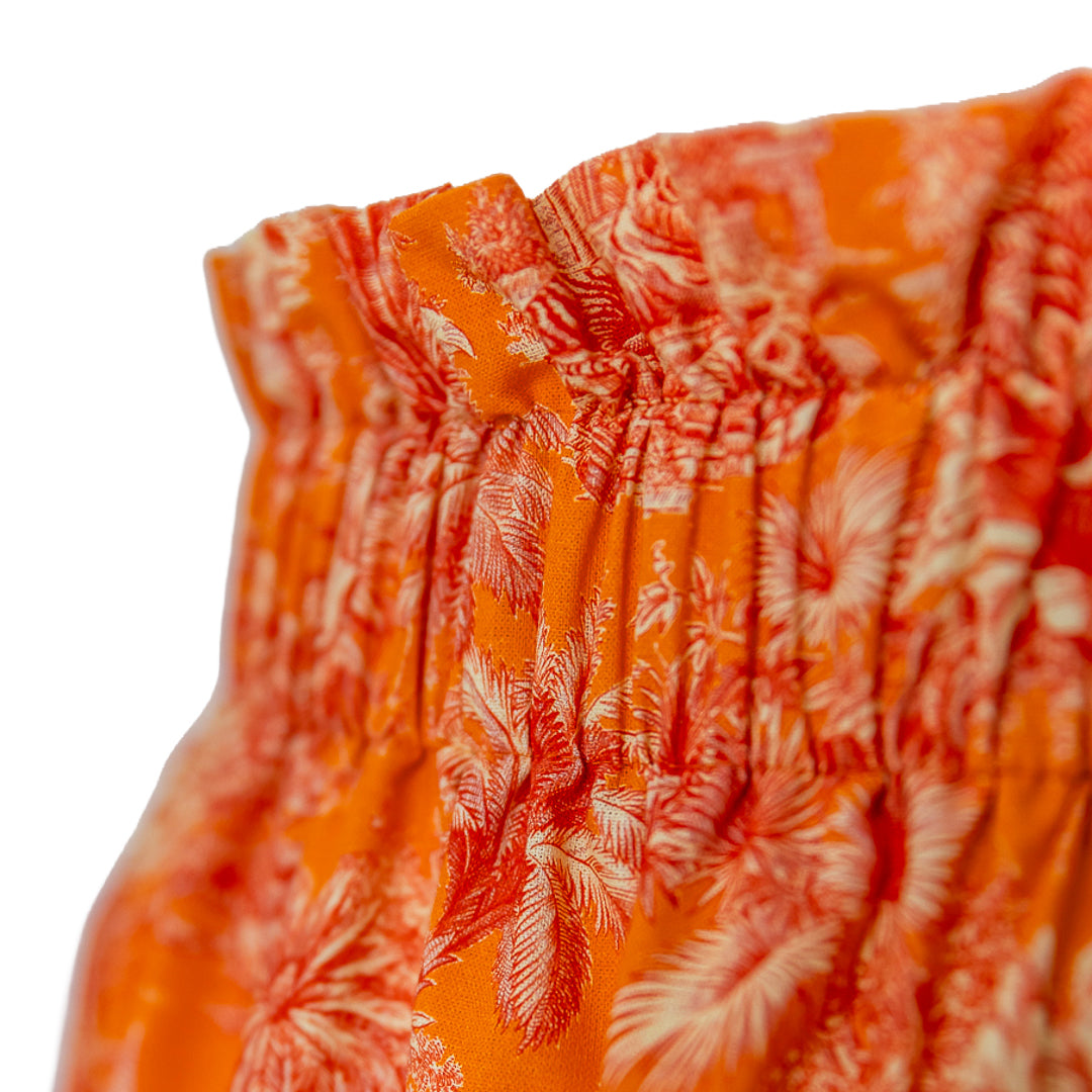 Rock Pauline- Toile de Jouy Orange