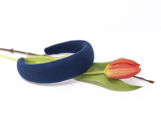 Haarreif - Headband Josefine Dunkelblau