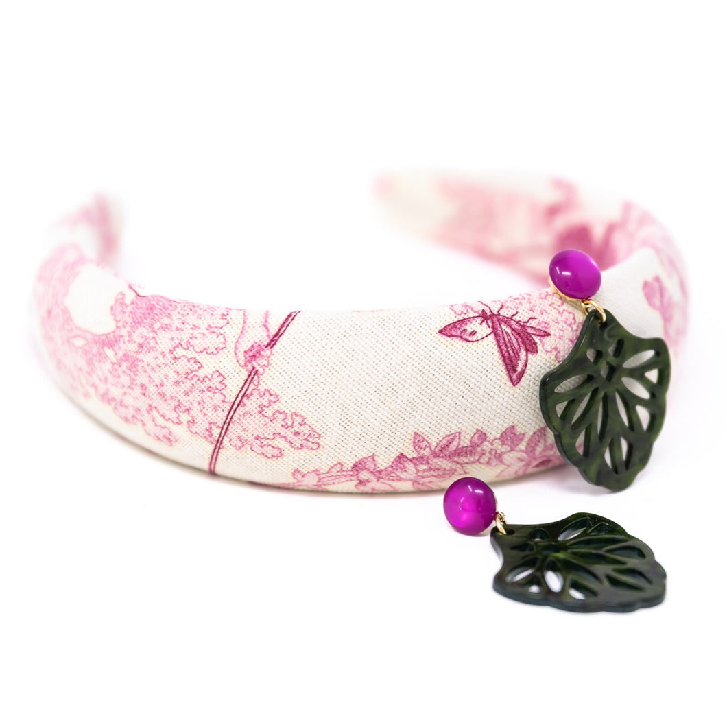 Haarreif - Headband Helene Rosa