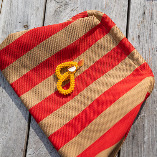 Statement Ohrringe Gelb zur Tracht