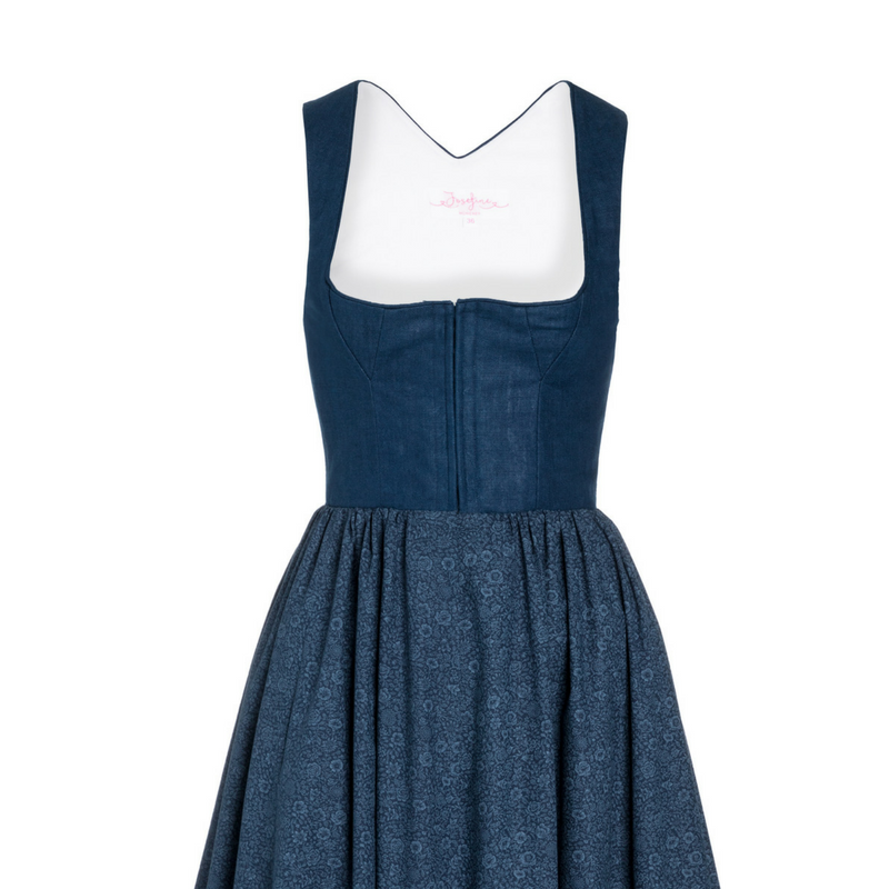 Klassisches Dirndl Dunkelblau