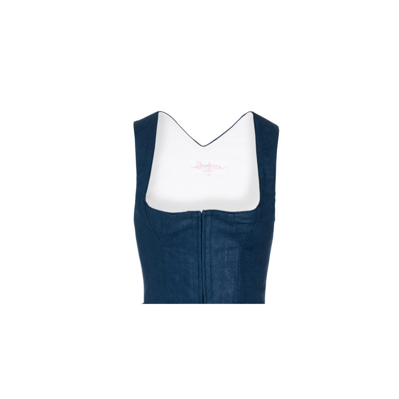 schlichtes Dirndl Dunkelblau