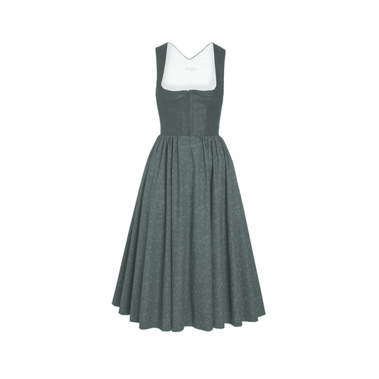 schlichtes und klassisches Dirndl in Dunkelgrau