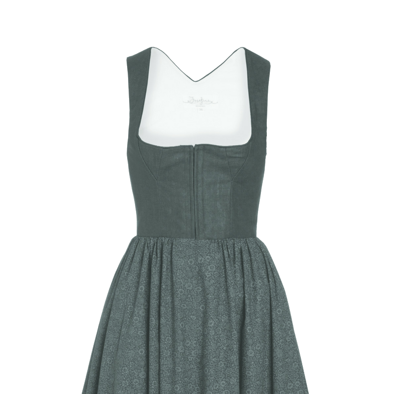 schlichtes Dirndl Dunkelgrau