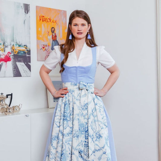 Dirndlbluse Charlotte mit Kragen