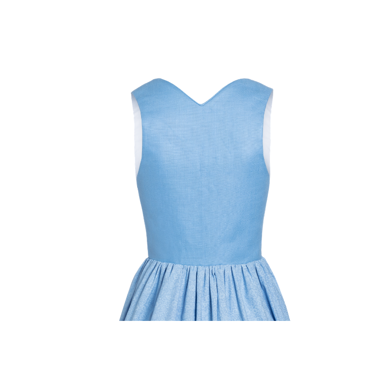 klassisches und schlichtes Dirndl Hellblau
