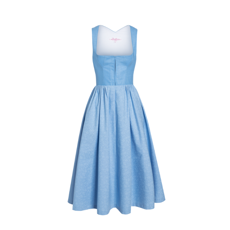 schlichtes und klassisches Dirndl in Hellblau